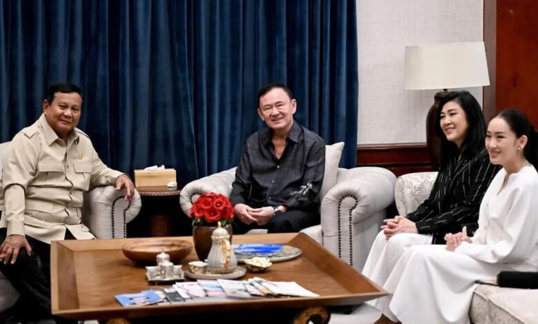 Prabowo Sambut Thaksin Shinawatra di Kertanegara, Bahas Isu Strategis Kawasan dan Dunia