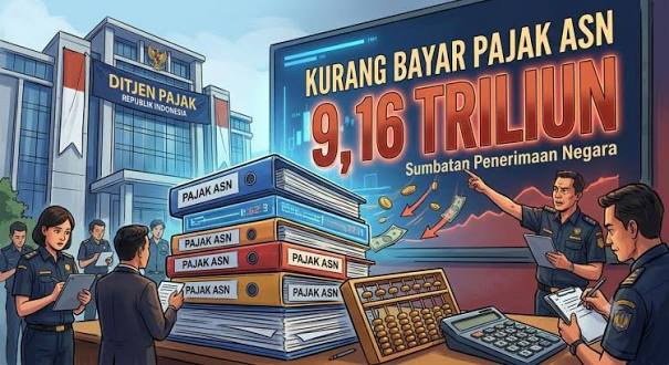 Kurang Bayar Pajak ASN Naik Tajam Jadi Rp9,16 Triliun, DJP Soroti Meningkatnya Kepatuhan