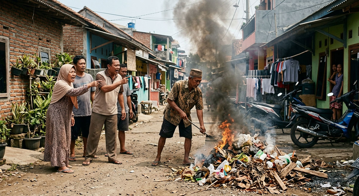 Jangan Nekat Bakar Sampah di Jakarta, Pelanggar Terancam Denda Rp500 Ribu