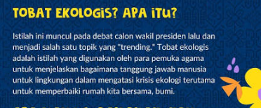 “Tobat Ekologis” Jadi Gerakan Nasional, Ajak Masyarakat Selamatkan Lingkungan Mulai dari Langkah Sederhana