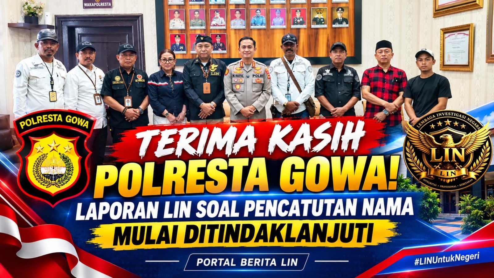 Terima Kasih Polresta Gowa, Laporan Lin Terkait Pencatutan Nama Ditindaklanjuti