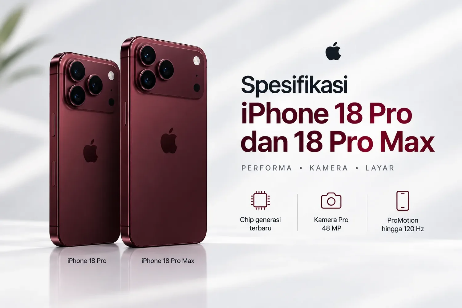 iPhone 18 Pro dan Pro Max Mulai Dijual di Indonesia, Cek Harga dan Spesifikasi Lengkapnya