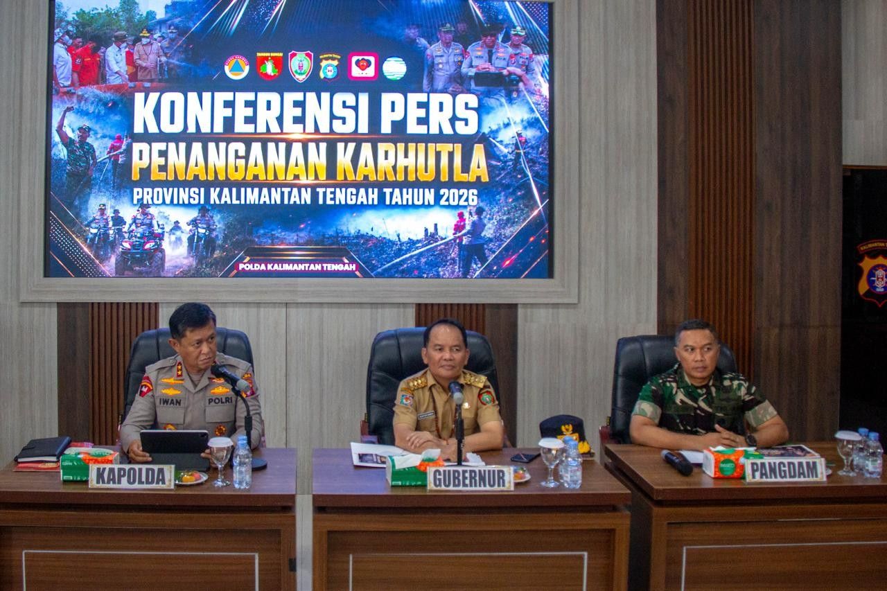 Karhutla Kalteng Meluas, Polri Kerahkan 200 Personel Brimob dan 4 Mobil Water Cannon